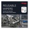 Wypall X80 Cloths with HYDROKNIT, Jumbo Roll, 12 1/2w x 13.4 White, 475/Roll 412-41025 - alternate 17